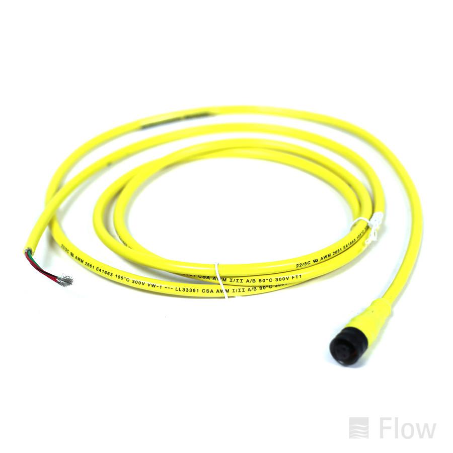 3-Pin Cordset Single Ended; Straight Female