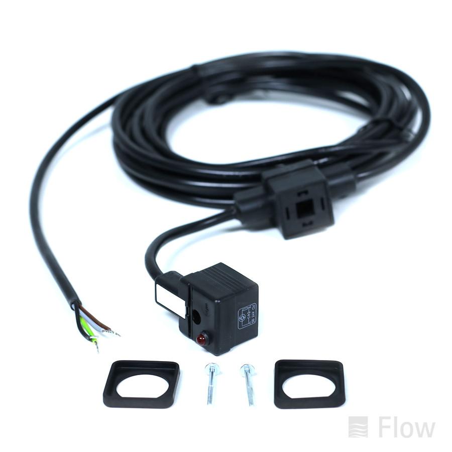 4-Pin Twin Cordset; DIN Splitter with LED; 5 Meters Long