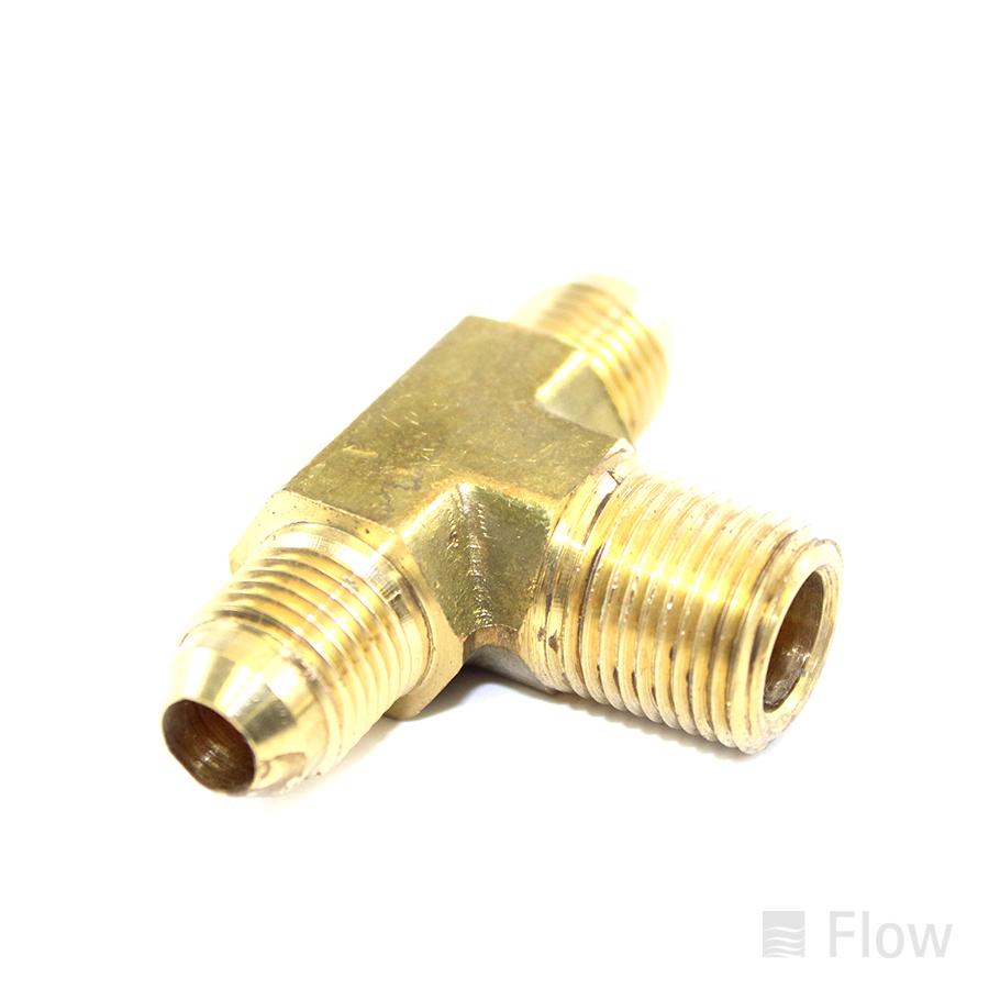 Brass Tee Fitting -6 JIC 3/8" NPT
