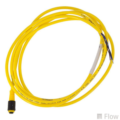 3-Pin Cordset Single Ended; Straight Female 2 Meters Long