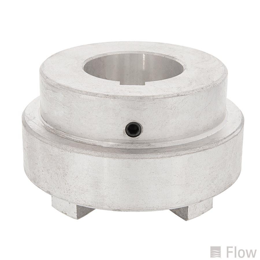 Shaft Coupling With Flange and Keyway